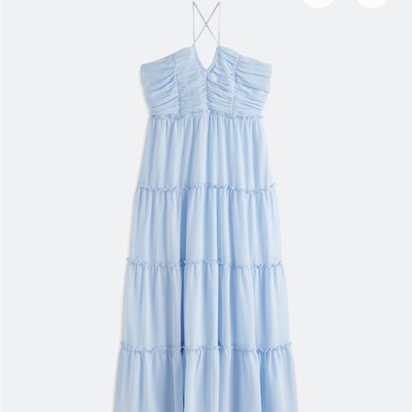 Few Moda Dresses & Skirts - Few Moda Blue Halter Maxi Dress